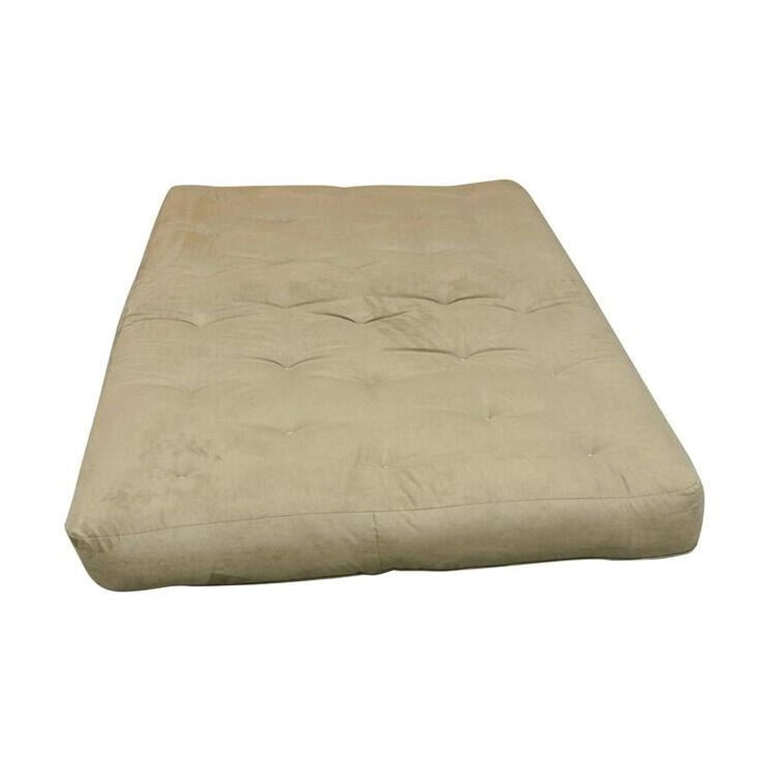 King Size Futon Mattress - 8" Microfiber & Foam - Chocolate - Medium Firm Comfort