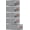 Grey, variant on Stackable Storage Drawers - Pull Out Storage Bins with Drawers for Closet Clothes Organizers with Weekly Labels & Clear Window, Closet Shelf Storage for Bedroom, Living Room, 5 Pack, Grey
