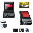 thumbnail image 4 of CheAAlet Dash Cam,Camera FHD 1080P,3 Channel Dash Camera Front,Rear,inside Supports Loop Recording and Parking Monitoring Black, 4 of 9