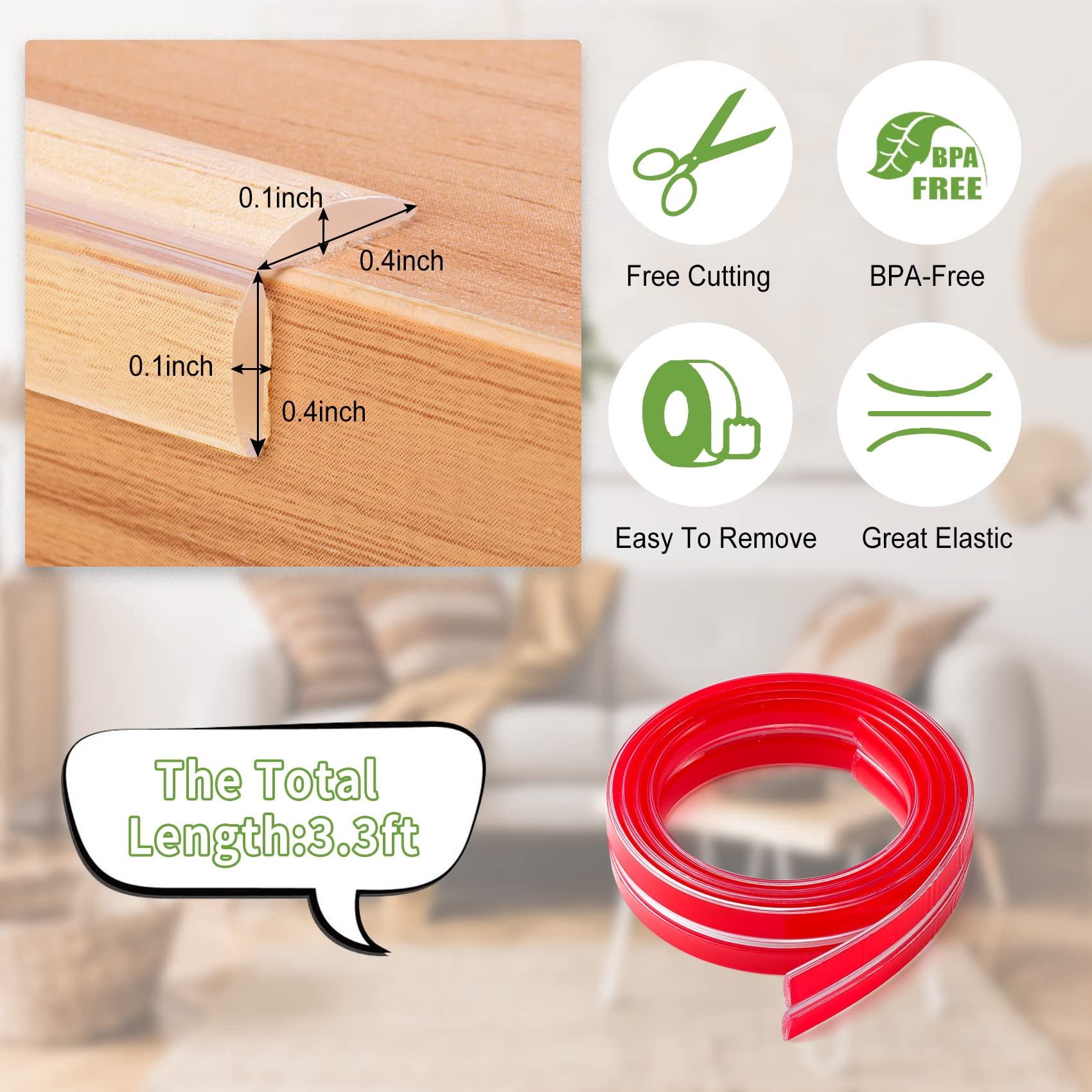 Baby Proofing Corner Protector Baby: 12 Pack Table Corner Protectors for Baby Furniture Guards| Baby Proof Corner Protectors to Cover Sharp Furniture
