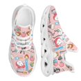thumbnail image 1 of Zapatos planos informales blancos con diseño de diente de dentista para mujer, bonitos zapatos dentales con dibujos animados, zapatillas ligeras y transpirables para niñas, 1 of 6