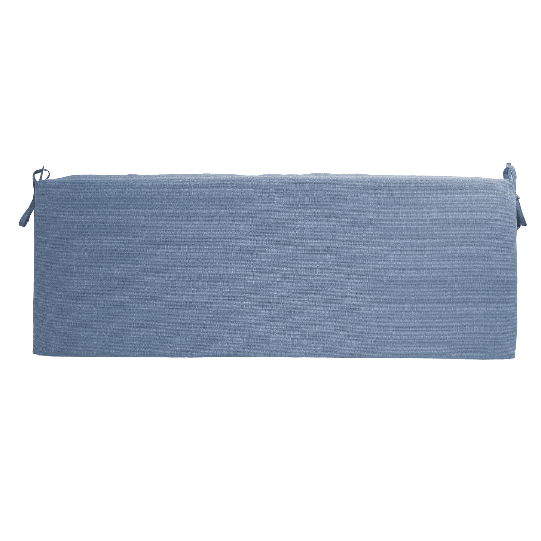 Better Homes & Gardens 48" x 18" Premium Outdoor Bench Seat Cushion, 1-Piece, Light Blue