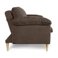 thumbnail image 4 of Sofá Cama Makora Milo Chocolate Velvet con Memory Foam y Respaldo Reclinable, 4 of 8