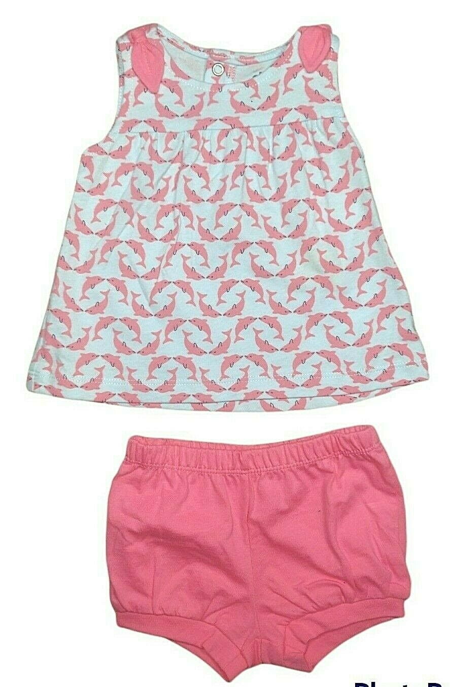 Baby Girls Two Piece Summer Shorts Set Outfit