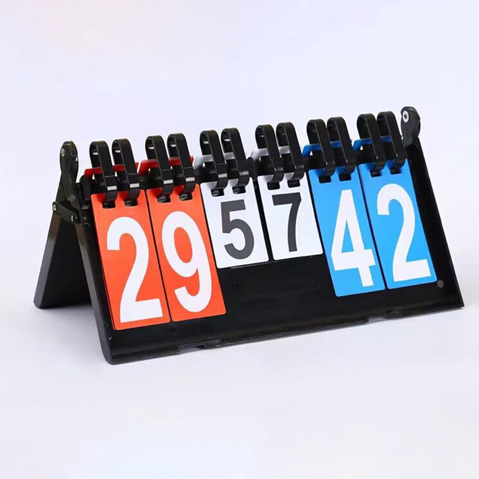 Tableau De Score Flip à 4 Chiffres - Tableau De Bord Multisports PVC (35,5x16 Cm)