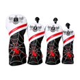 thumbnail image 1 of LOVIVER 4pcs Golf cover PU Golf Club Head Covers Waterproof Driver Club, 1 of 8