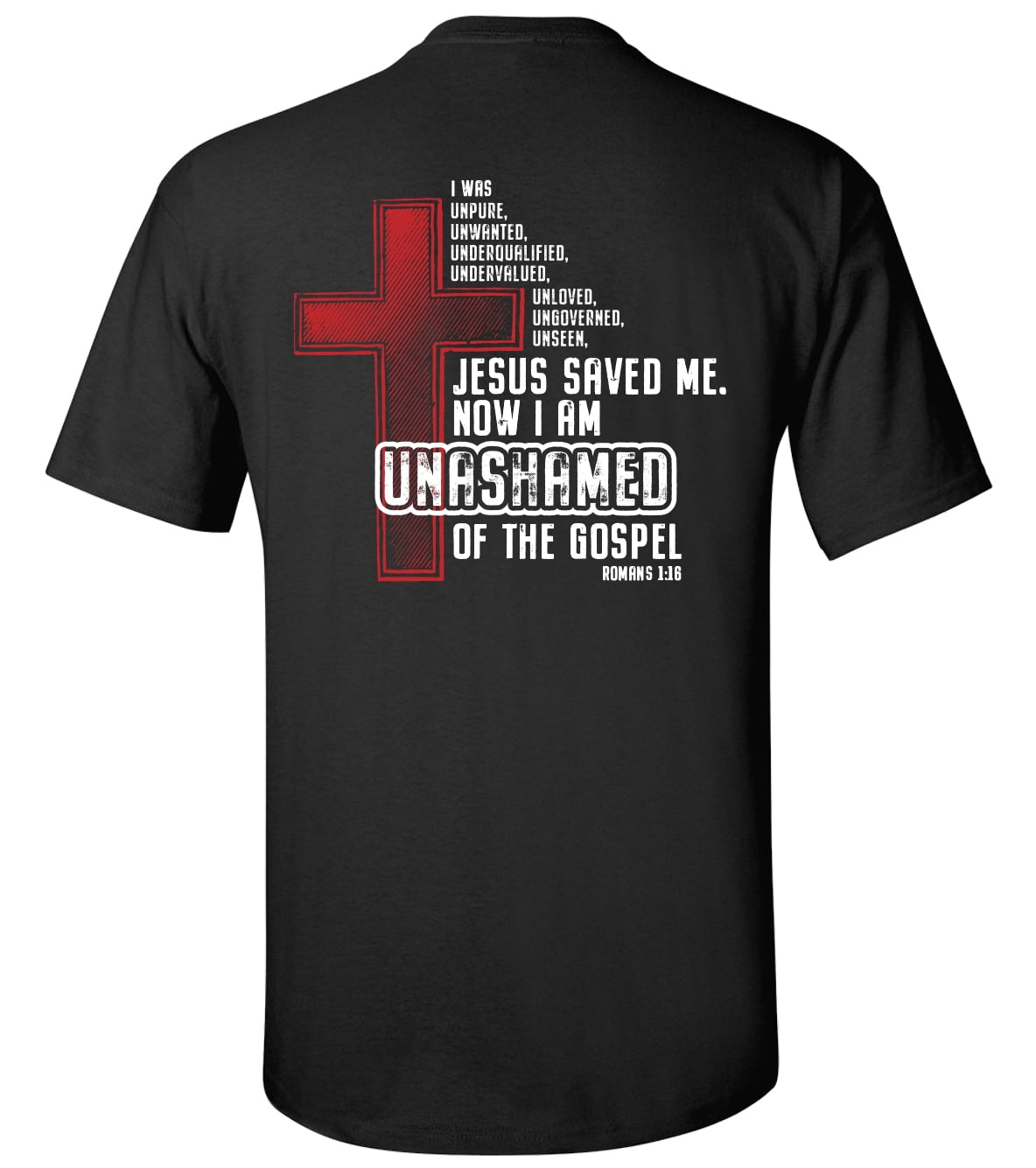 Eternal Life Series Unashamed Of The Gospel Unisex Short Sleeve T-shirt - Picture 1 of 22