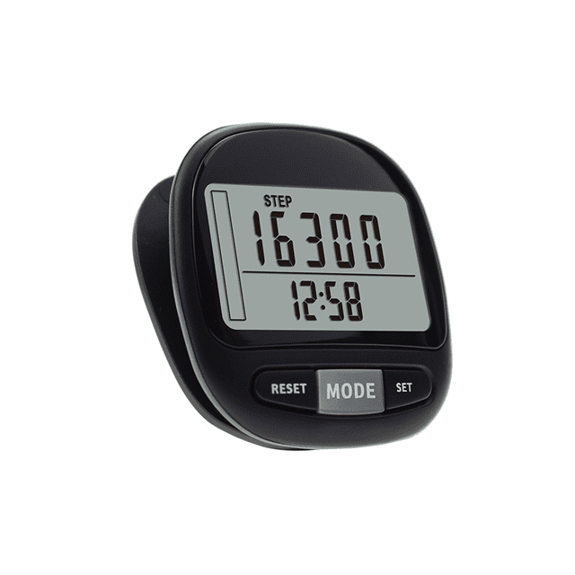 3D Pedometer for Walking with Clip and Strap,Calorie Counter, 7 Memory. Accurate Step Counter for Men Women & Kids