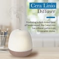 thumbnail image 3 of Pranarom - Cera Linio Diffuser - Enhance Ambiance - Sophisticated Design - Ultrasonic Technology for Relaxation - Multiple Light Settings - Hevea Wood Base, Ceramic Dome, 3 of 3