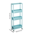 thumbnail image 3 of shyuyusa 3/4-tier Storage Rack, Household Bookshelf & Mobile Organizer Cart, 3 of 6