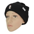 thumbnail image 3 of DALIX Christmas Cute Snowman Adult Beanie Warm Winter Cap Embroidered Hat Black, 3 of 4