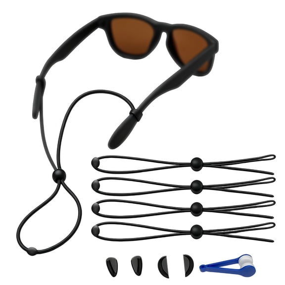Zenthis Anti-Loss Lanyard for Meta for RayBan Smart Glasses Silicone Non-slip Eyeglasses Straps Smart Glasses Accessories 4pcs
