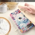 thumbnail image 6 of White Cat Flowers Floral Food Scale Digital Kitchen Scale Waterproof Tempered Glass Tare Function 11 lb for Baking Cooking Meal Prep, 6 of 7
