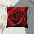 thumbnail image 2 of ONETECH  Throw Pillow Case Red Rose Square Cushion Cover Standard Pillowcase for Men Women Home Decorative Sofa Armchair Bedroom Livingroom, 2 of 5