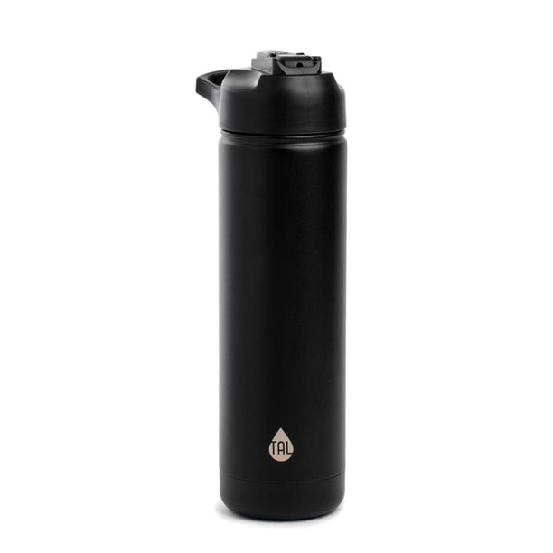 Botella De Agua Tal Ranger Pro De Acero Inoxidable Con Aislamiento De Doble Pared - 26 Oz - Negro