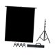 thumbnail image 3 of Fondo de fotografía negro Hugo tela flocada 15 x 2 m con soporte de trípode, 3 of 10