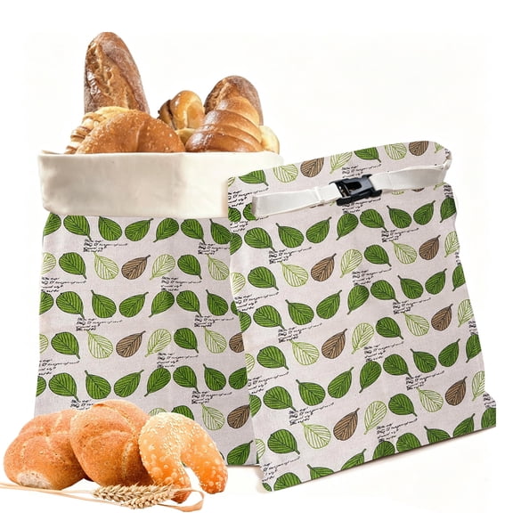 Beeswax Bread Bags for Homemade Sourdough, Sourdough Bread Bags with Zipper, 2 Packs Reusable Organic Beeswax Linen Cotton Sourdough Bag, Homesteading Essentials Sourdough Bags to Keep Fresh