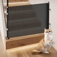thumbnail image 5 of Retractable Dog Gate for Doorways and Stairs No Drill Pet Safety Gate Easy Install Indoor Outdoor Barrier for Dogs, 5 of 6