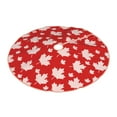 thumbnail image 2 of Kll Maple Leaves Christmas Tree Skirt 30",Party Decorations Farmhouse For Christmas Decorations Holiday Party, 2 of 8