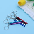 thumbnail image 7 of LIOOBO 6pcs Outdoor Survival Whistle Key Chain (Mixed Colors), 7 of 7