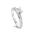thumbnail image 3 of 14k White Gold 1ct Princess Cut Diamond Engagement Ring, 3 of 3