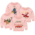 thumbnail image 4 of Esaierr Toddler Boys Girls Christmas Sweatshirt for Kids 2-7Y Cartoon Printing Pullover Long Sleeve Bottoming Shirt Fall Winter Sweater Tops, 4 of 5