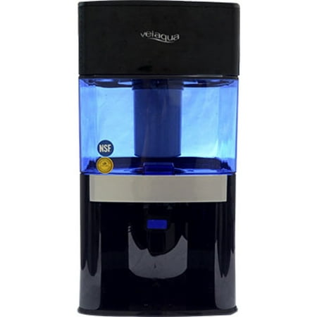 Velaqua Alkaline Water Machine; Portable Water Enrichment System; Filters, Purifies, Alkalizes, Mineralizes, Ionizes & Creates Micro-Clustered