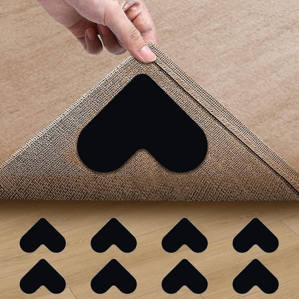 Rug Gripper, Double Sided Non-slip Rug Pads Rug Tape Stickers, Washable Area Rug Pad Carpet Tape