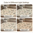 thumbnail image 7 of ODIKA 2'x3' Beige Sand Mist Geometric Floral Medallion Washable Doormat Traditional Ornamental Motifs with Decorative Non-Slip, Low Pile for Entryway, Kitchen, Laundry Room, 7 of 7