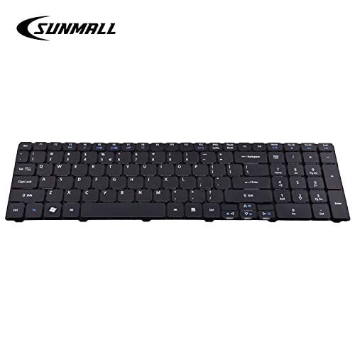 SUNMALL Reemplazo de Teclado Portátil Compatible con Acer Aspire para