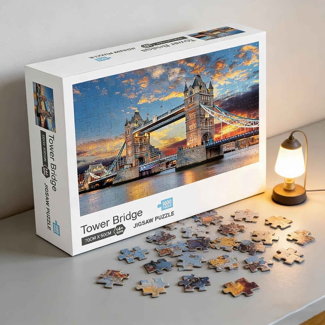 Premium Paper Puzzle, Stress Relieving Activity With Intricately Designed Pieces, for Home Decor Mural, A