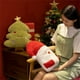 thumbnail image 3 of Almohadas con forma de Papá Noel navideño, almohada decorativa navideña, almohada de peluche navideña, almohada de dibujos animados para el hogar, la sala de estar, la cama, el sofá, cojín,, 3 of 6