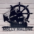 thumbnail image 2 of Handmadetneonsign Ship Boat Metal Wall Art Light, Ship Metal Sign Wall Decor, Ocean Metal Decor, 2 of 5