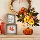 thumbnail image 3 of Decoración de árbol de calabaza de simulación de Halloween, decoraciones para el hogar de otoño y Acción de Gracias, adornos florales para mesa de comedor y sala de estar, 3 of 6
