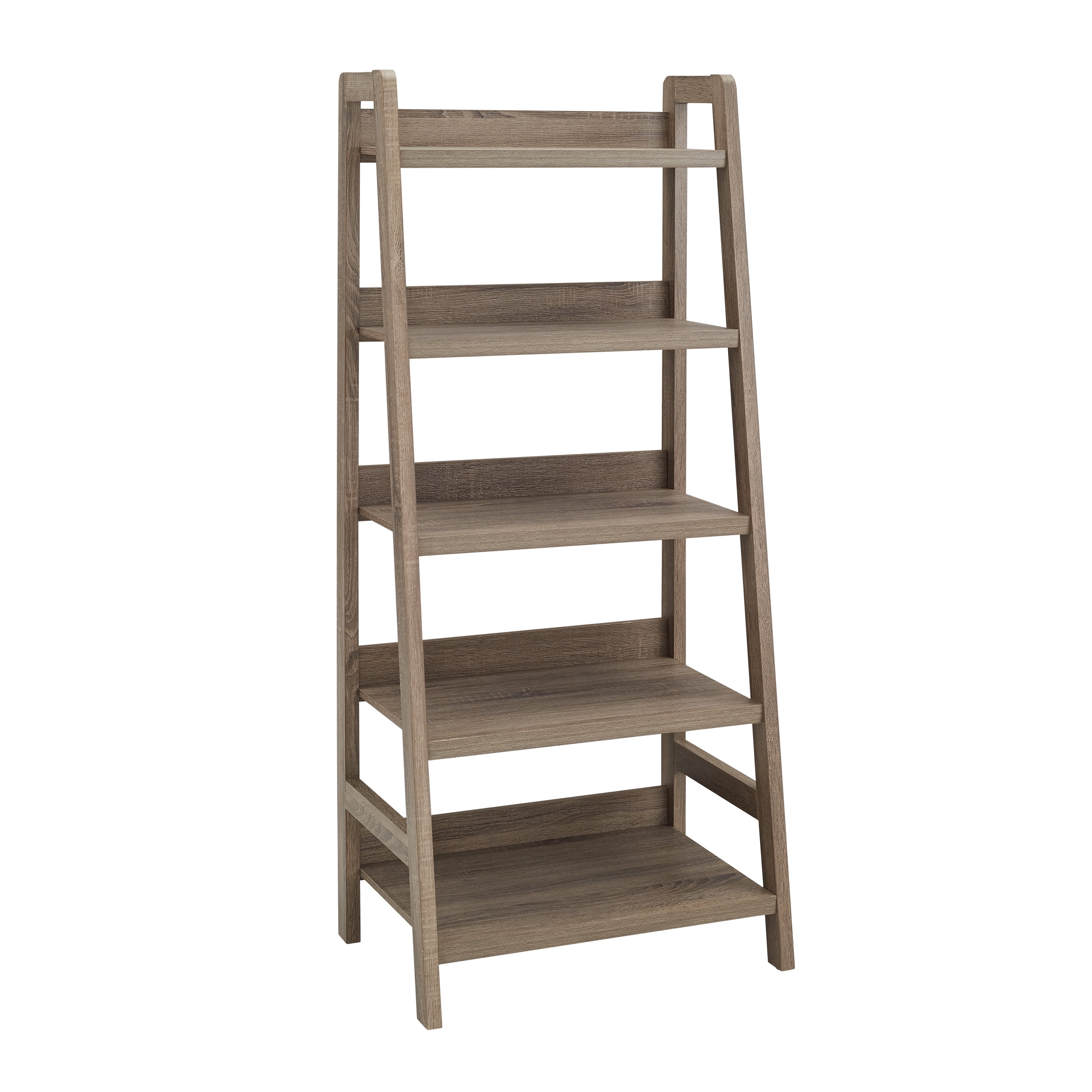 Linon Tracey Ladder Bookcase Grey 5, Finley Home Redford Corner Bookcase