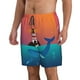 thumbnail image 2 of Fotbe Lighthouse and Whale Trajes de Baño Estampados para Hombre, Shorts de Verano de Secado Rápido, Ropa de Playa, Bañadores-3X-Large, 2 of 6