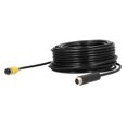 thumbnail image 1 of Cable de extensión de video, Cable de extensión de video para automóvil de 65.6 pies y 4 pines con blindaje impermeable para cámara de visión trasera CCTV Camión Remolque Autobús, 1 of 5