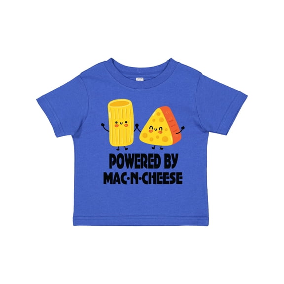 Inktastic Powered by Mac N Cheese Boys or Girls Toddler T-Shirt