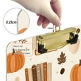 thumbnail image 6 of FORMRS Acrylic Clipboard with Low Profile Clip Standard A4 Letter Size, 12.5" x 9", Orange Fall Pumpkin, 6 of 8