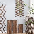 thumbnail image 1 of Valla de barandilla Valla de madera Valla de madera anticorrosión Estante de escalada Balcón Patio pequeño Decoración Jardín al aire libre Rejilla Estante de flores, 1 of 3