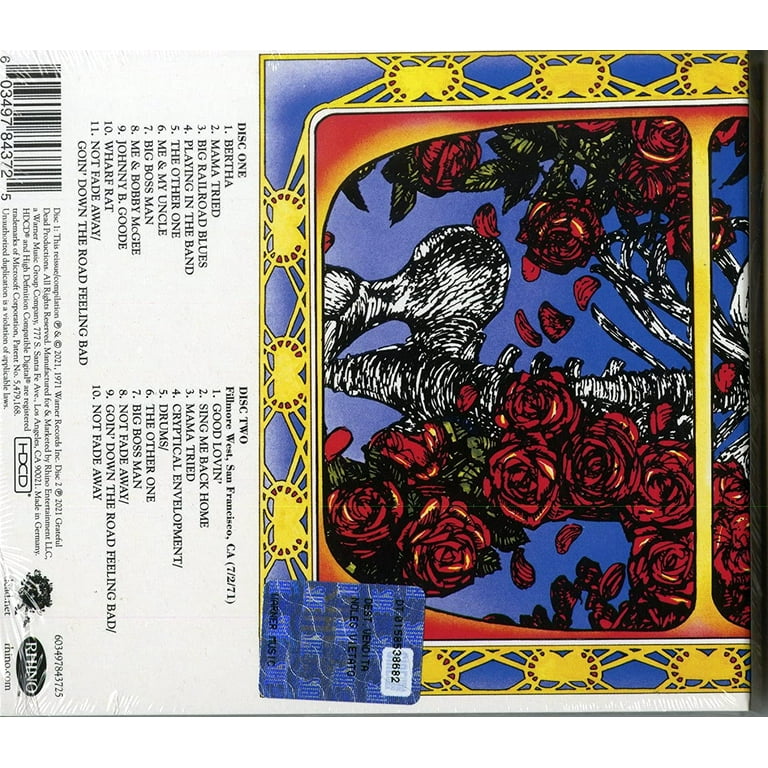 Grateful Dead - Grateful Dead (Skull & Roses) (Live) - Music