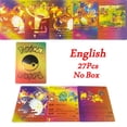 thumbnail image 1 of Cartas de Pokémon de 27 a 55 piezas para niños, tarjetas coleccionables en inglés, francés, alemán, español, Diamante brillante, colorido, VMAX, VSTAR, GX, 1 of 4