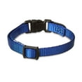 thumbnail image 3 of Vibrant Life Solid Polyester Adjustable Dog Collar, Blue, XS, 3 of 7