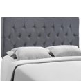 thumbnail image 1 of Modway Clique Queen Upholstered Fabric Headboard in Smoke, 1 of 5