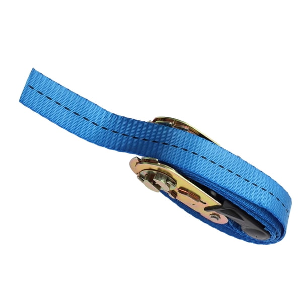 Correas de sujeción de trinquete Unique Bargains ajustables 800kg 100cm/39.37" 1 Pcs Azul