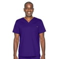 thumbnail image 1 of Landau ProFlex Tailored Fit Comfort Stretch 2-Pkt V-Neck Scrub Top for Men 4259, 1 of 1