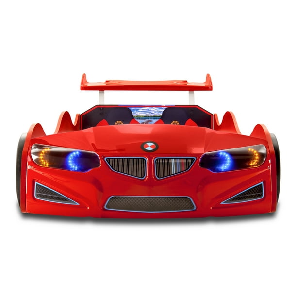 Boys twin top car bed
