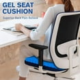 Gel Seat Cushion (Thick & Extra Large), Cooling Seat Pad with NonSlip