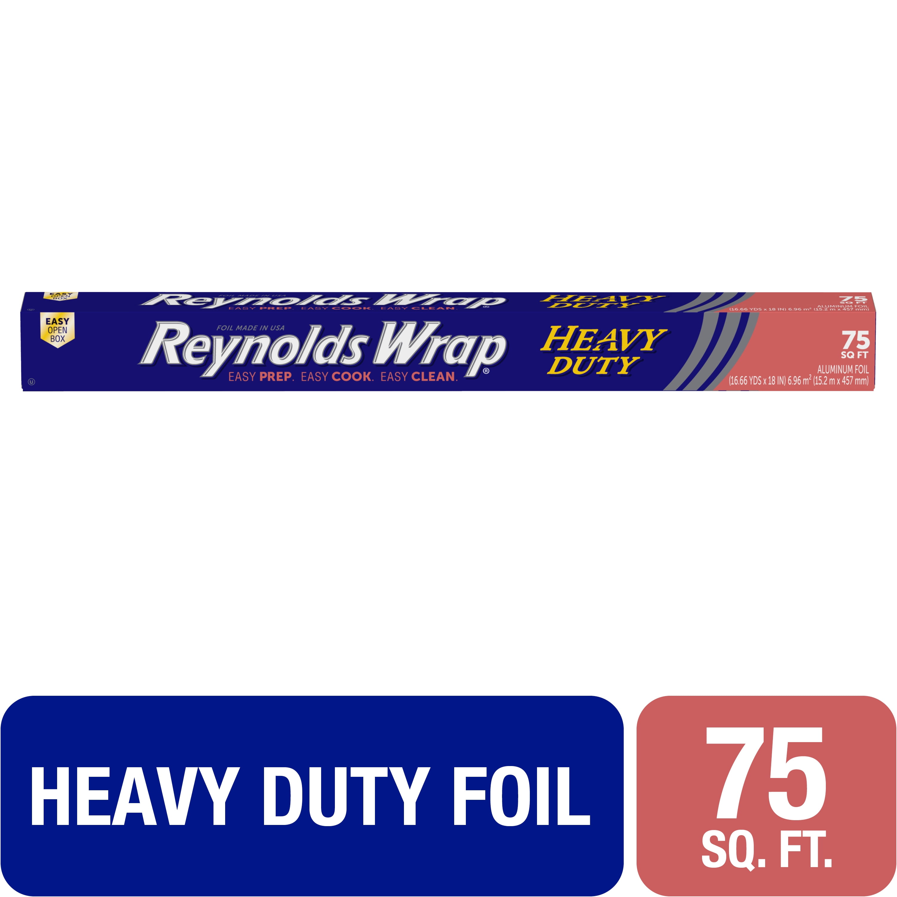 Reynolds Wrap Aluminum Foil, Heavy Duty, 75 Square Feet