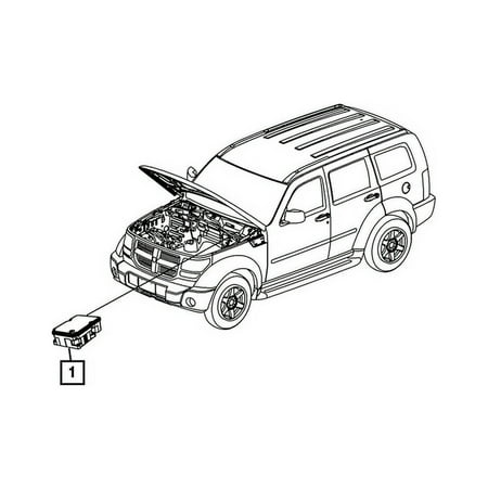 Genuine OE Mopar Anti-Lock Brake System Module - 68043465AA Fits select: 2009-2010 JEEP LIBERTY SPORT